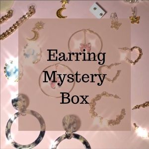 10 pairs of earrings mystery box